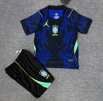 2026 Brazil away Kids Soccer jersey